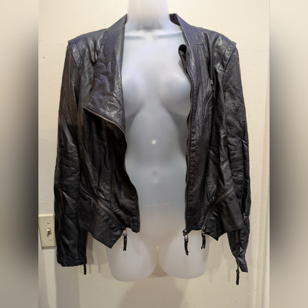 Blanknyc Black Leather Jacket Size Large Look Pictures For More Details On Condi